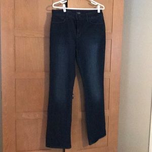 NYDJ, size 12, dark indigo wash, worn 1-2 times